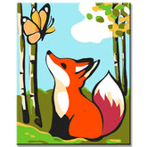 Painting by Numbers Butterfly Kisses Fox